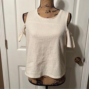 Madewell Skylark Cold Shoulder Top